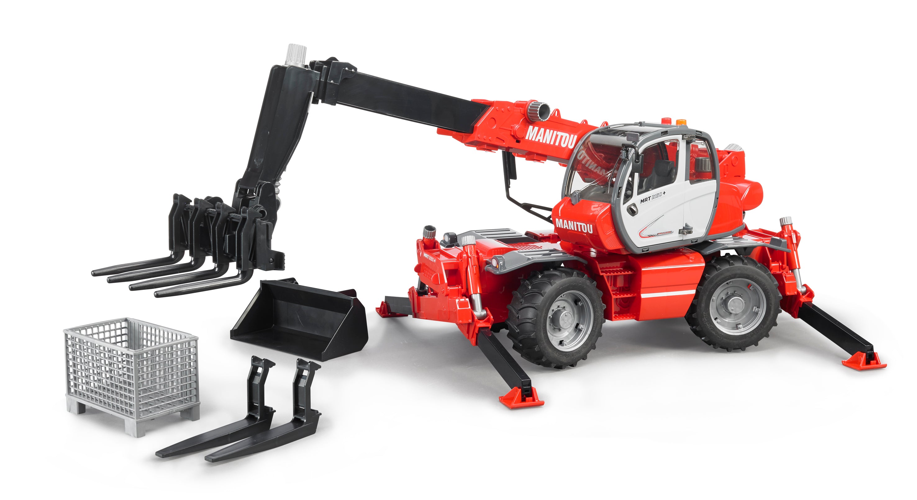 bruder 02129 - Manitou Chariot élévateur télescopique MRT 2150-1:16 Véhicule de chantier, Chariot élévateur, Ferme, Agriculture, Jouets : Bruder bruder 02129 - Manitou Chariot élévateur télescopique MRT 2150-1:16 Véhicule de chantier, Chariot élévateur, Ferme, Agriculture, Jouets : Bruder