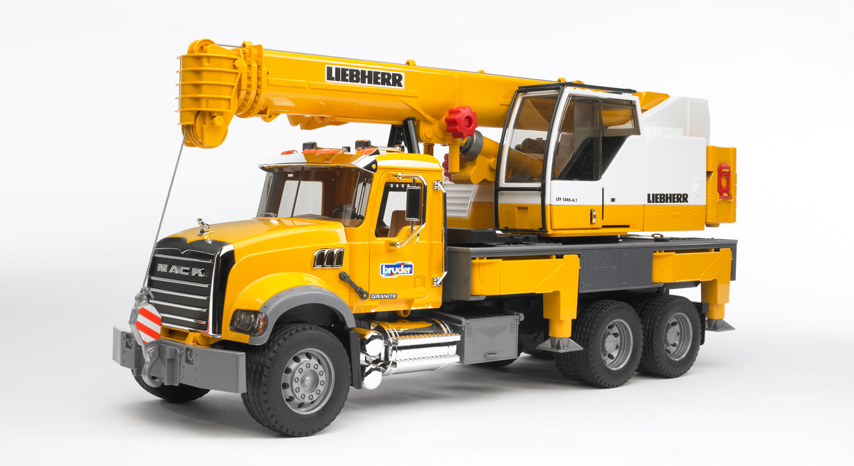 Bruder 02818 MACK Granite Liebherr Crane Truck 28.12.10 – Bruder Toy Shop
