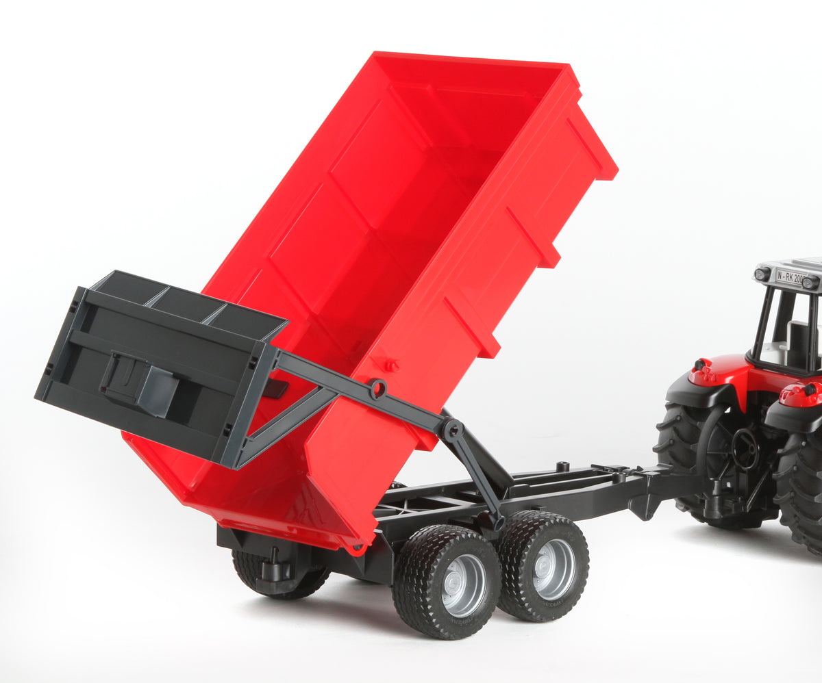 Bruder 02045 Massey Ferguson 7480 w/ Dumping Trailer 26.10