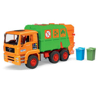 Bruder 01056 *New* 50th Anniversary Limited Edition Man TGA Garbage Truck (Orange) 20.12.8