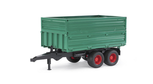 Bruder 02010 Tandem Axle Tipping Trailer with Removable Top 18.10.10