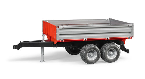 Bruder 02019 Tipping Trailer with Grey Sides 18.10.10