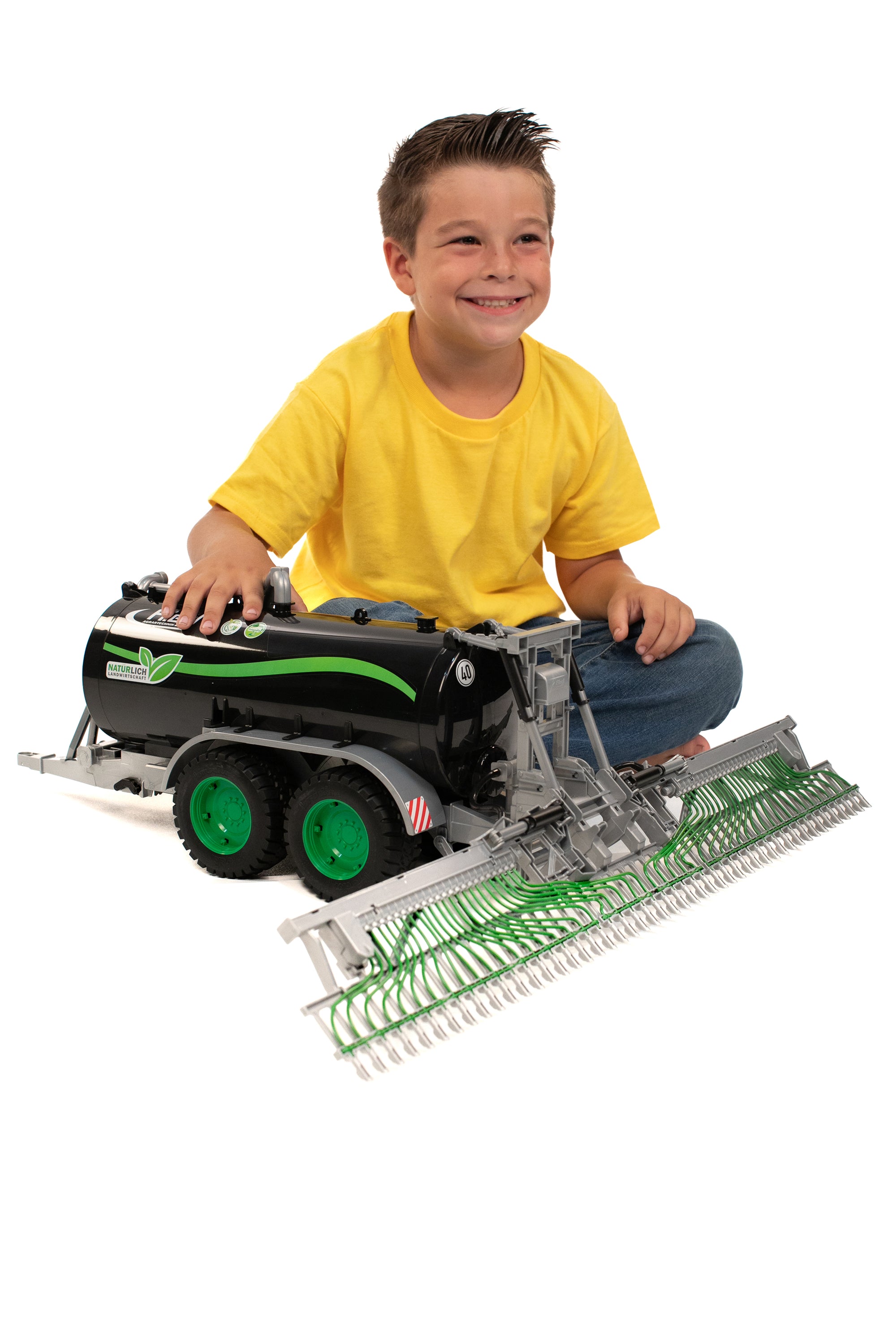 Bruder 02036 Fliegl Barrel Trailer Jumbo Line Plus 24.12.8