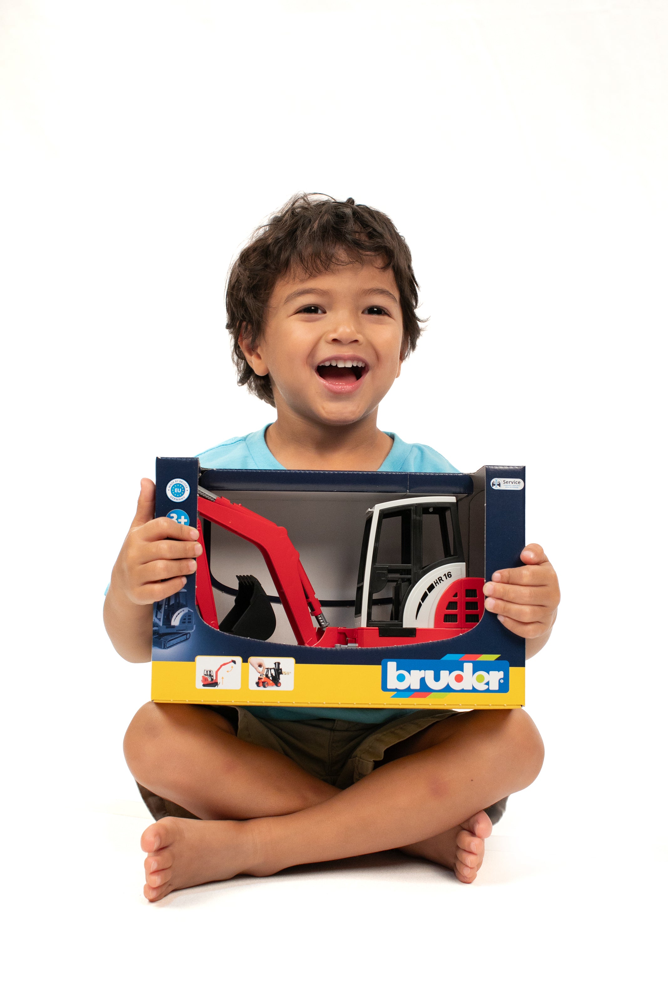 Bruder 02432 Schaeff HR 16 Mini Excavator — 1:16 Toy Excavator