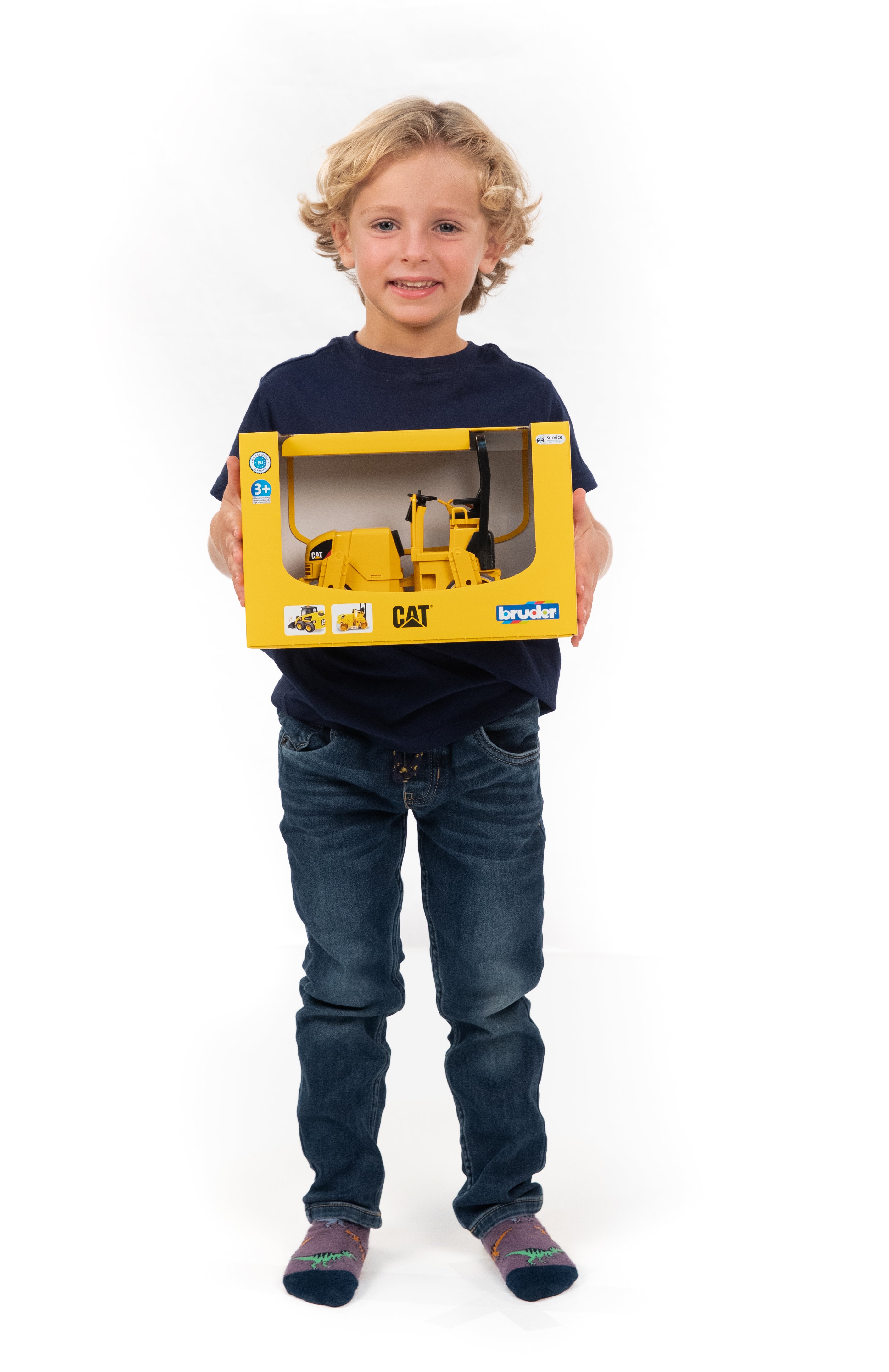 Cat Asphalt drum compactor – Bruder – Bruder Toy Shop