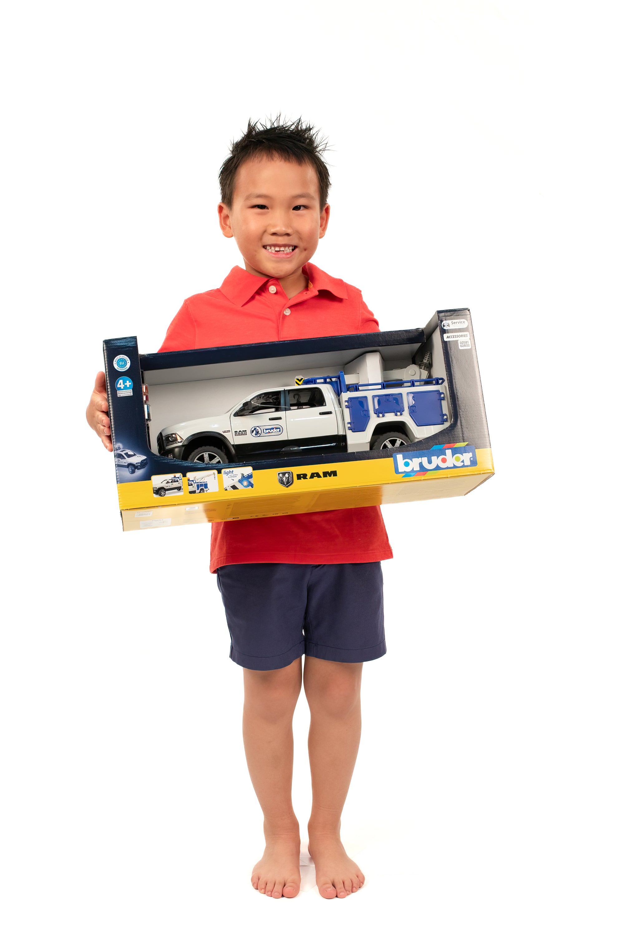 Bruder 02509 Ram 2500 Service Truck with Rotating Beacon 20.12.8