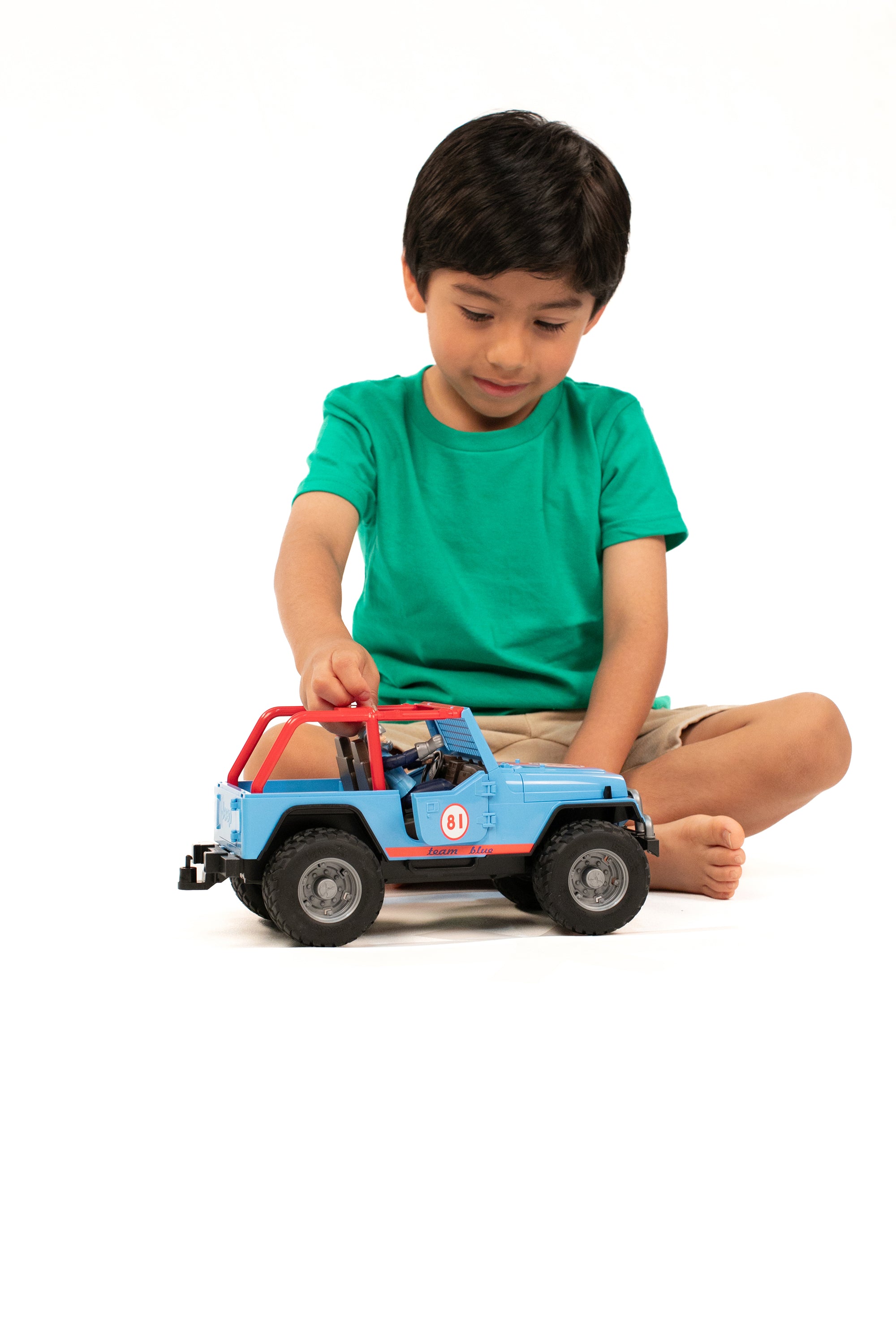 Bruder 02541 Jeep Cross Country Racer Blue with Driver 18.10.10