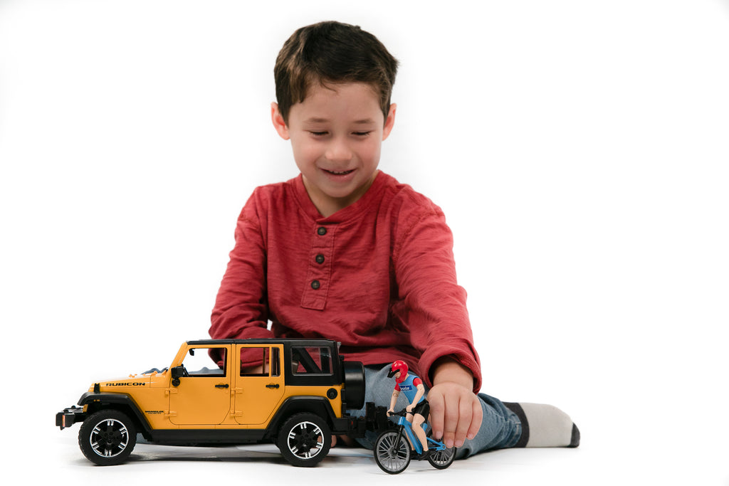 Jeep Wrangler Rubicon Unlimited with 1 mountain bike an – Bruder – Bruder Toy Shop