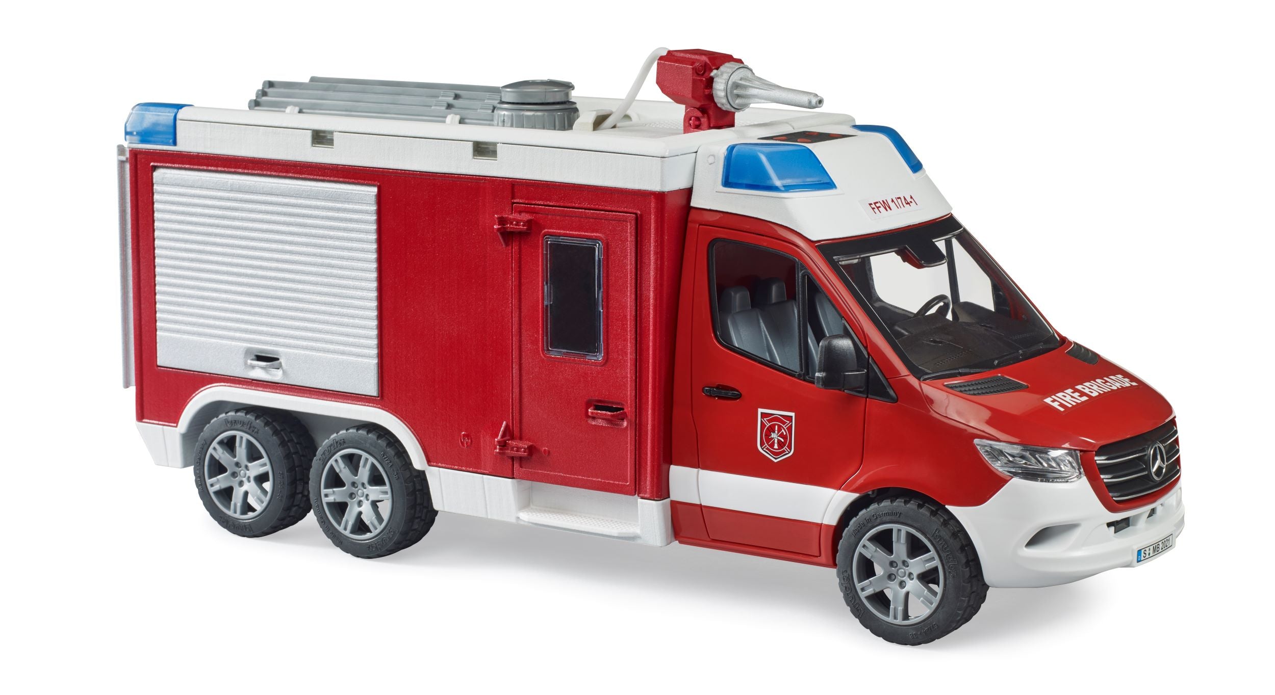 MB Sprinter Fire engine with Light + Sound Module – Bruder