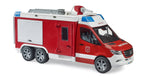 Bruder 02680 Mercedes-Benz Sprinter Fire Engine with Light & Sound Module 24.12.8
