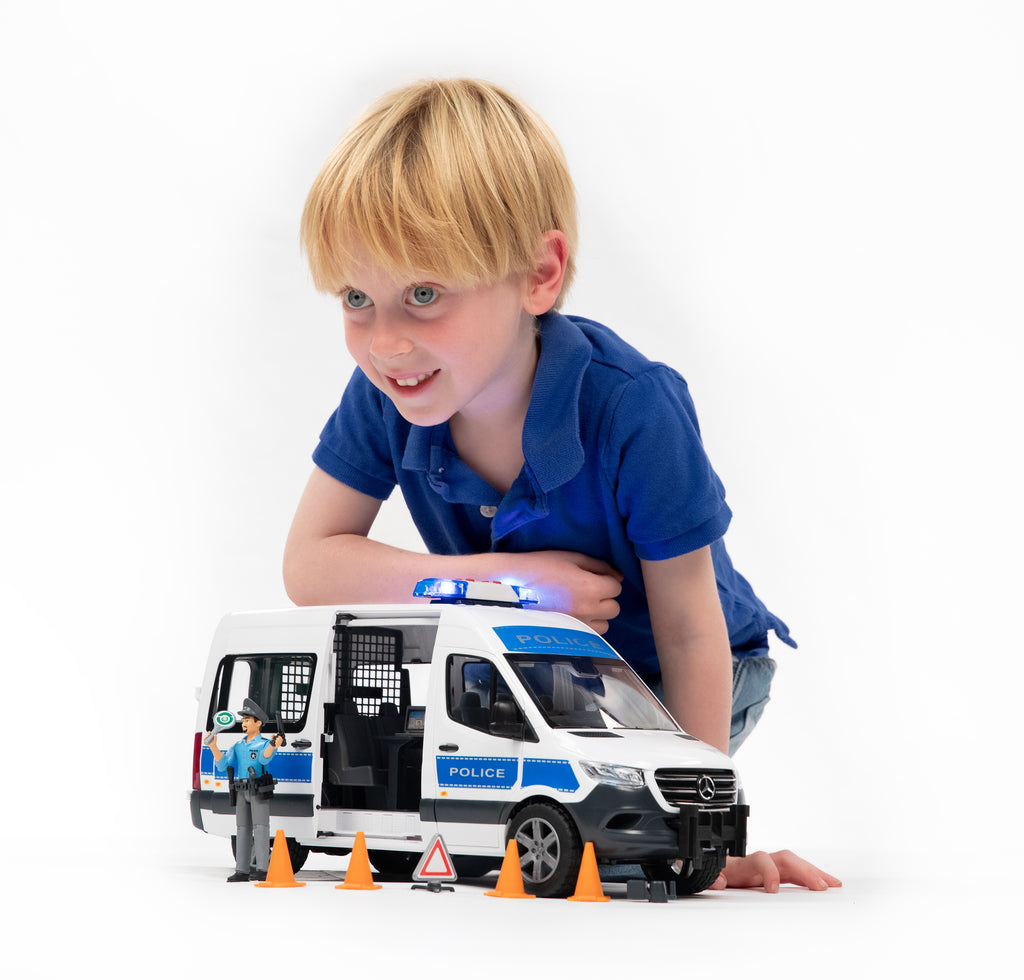 Bruder 02683 Mercedes-Benz Sprinter Police Vehicle with Light & Sound Module 24.12.8
