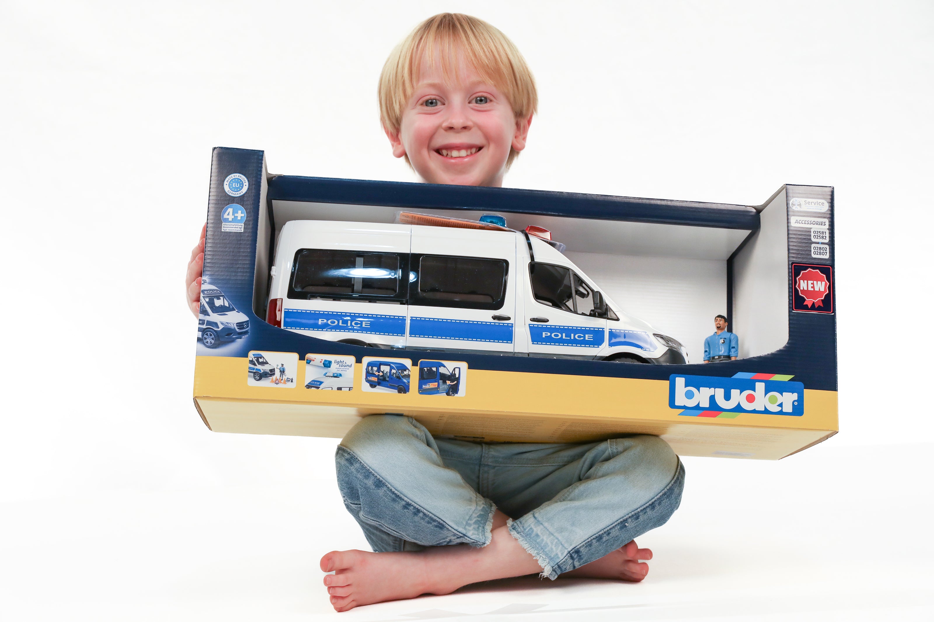 MB Sprinter Police emergency vehicle – Bruder – Bruder Toy Shop