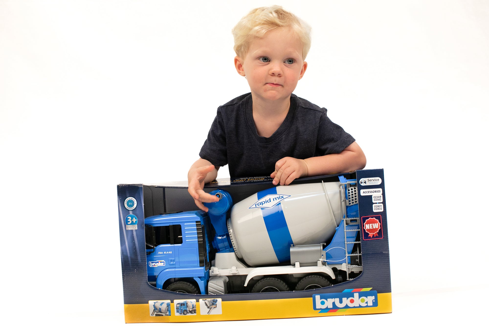 Bruder 02738 Man TGA Cement Mixer 20.12.8