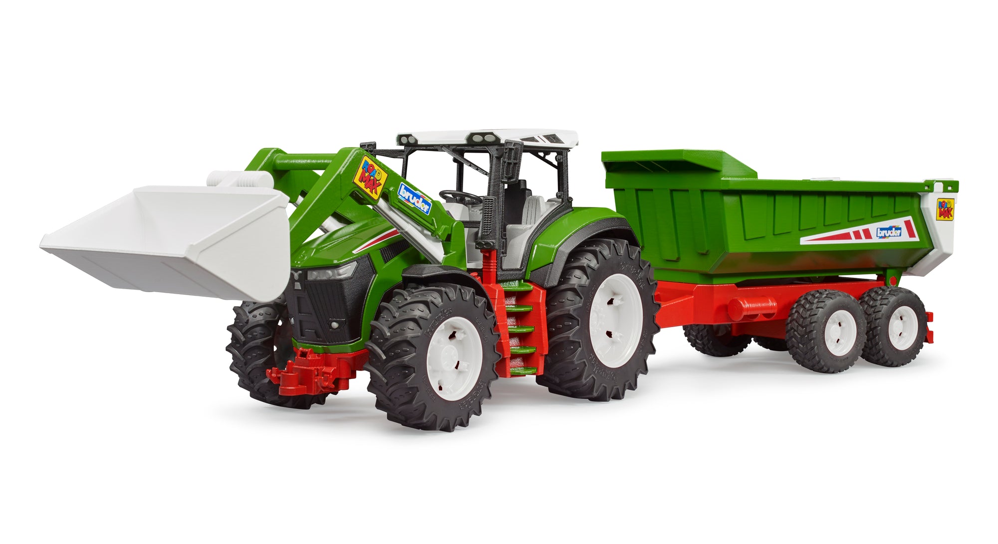 Bruder 03452 Roadmax Tractor with Front Loader and Tipping Trailer 30.10.10