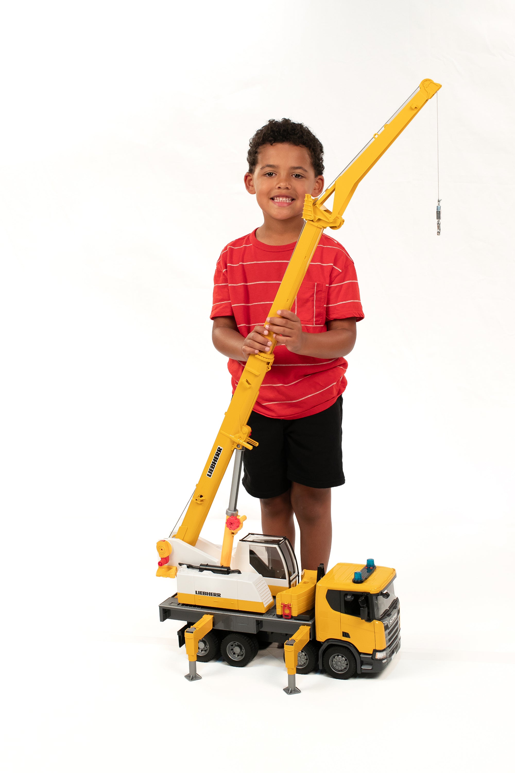 Bruder 03571 Scania Super 560R Liebherr Crane Truck with Light and Sound Module 28.12.10