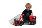 Bruder 03767 Man TGS Truck with Roll-Off Container and Schaffer Compact Loader 24.12.8