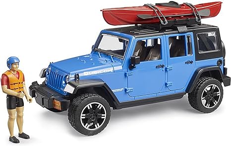 Bruder 02529 Jeep Wrangler Rubicon Unlimited with Kayak and Figure 18.10.10