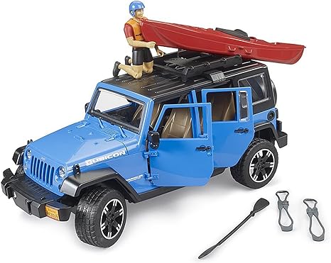 Bruder 02529 Jeep Wrangler Rubicon Unlimited with Kayak and Figure 18.10.10