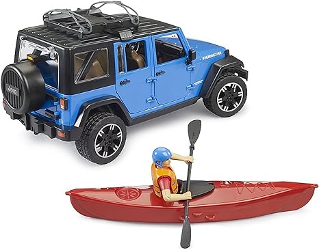 Bruder 02529 Jeep Wrangler Rubicon Unlimited with Kayak and Figure 18.10.10
