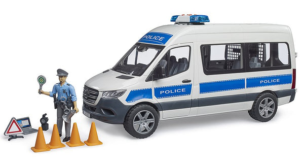 Bruder 02683 Mercedes-Benz Sprinter Police Vehicle with Light & Sound Module 24.12.8