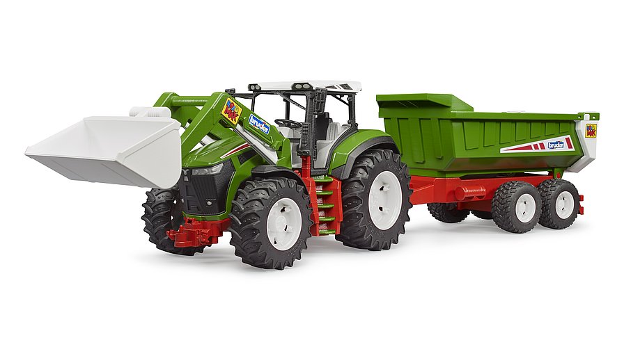 Bruder 03452 Roadmax Tractor with Front Loader and Tipping Trailer 30.10.10