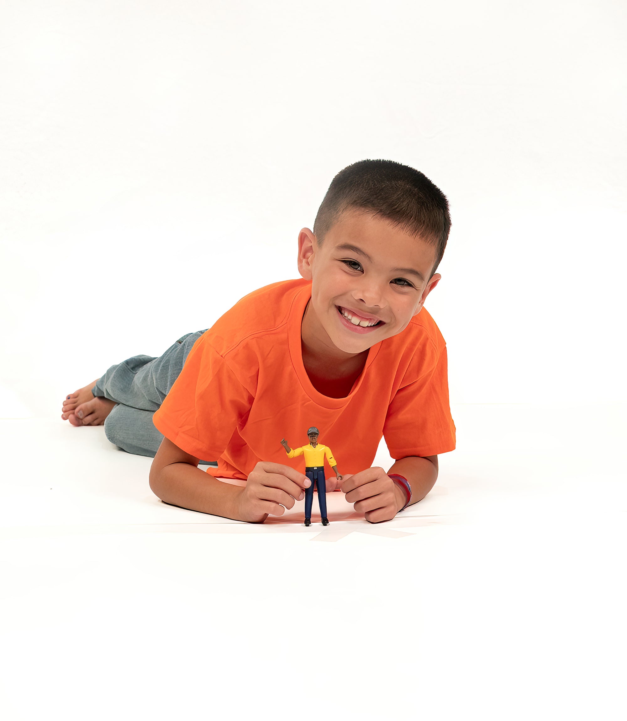 Bruder 60022 Man with Medium Skin Tone and Blue Pants 6.6.6
