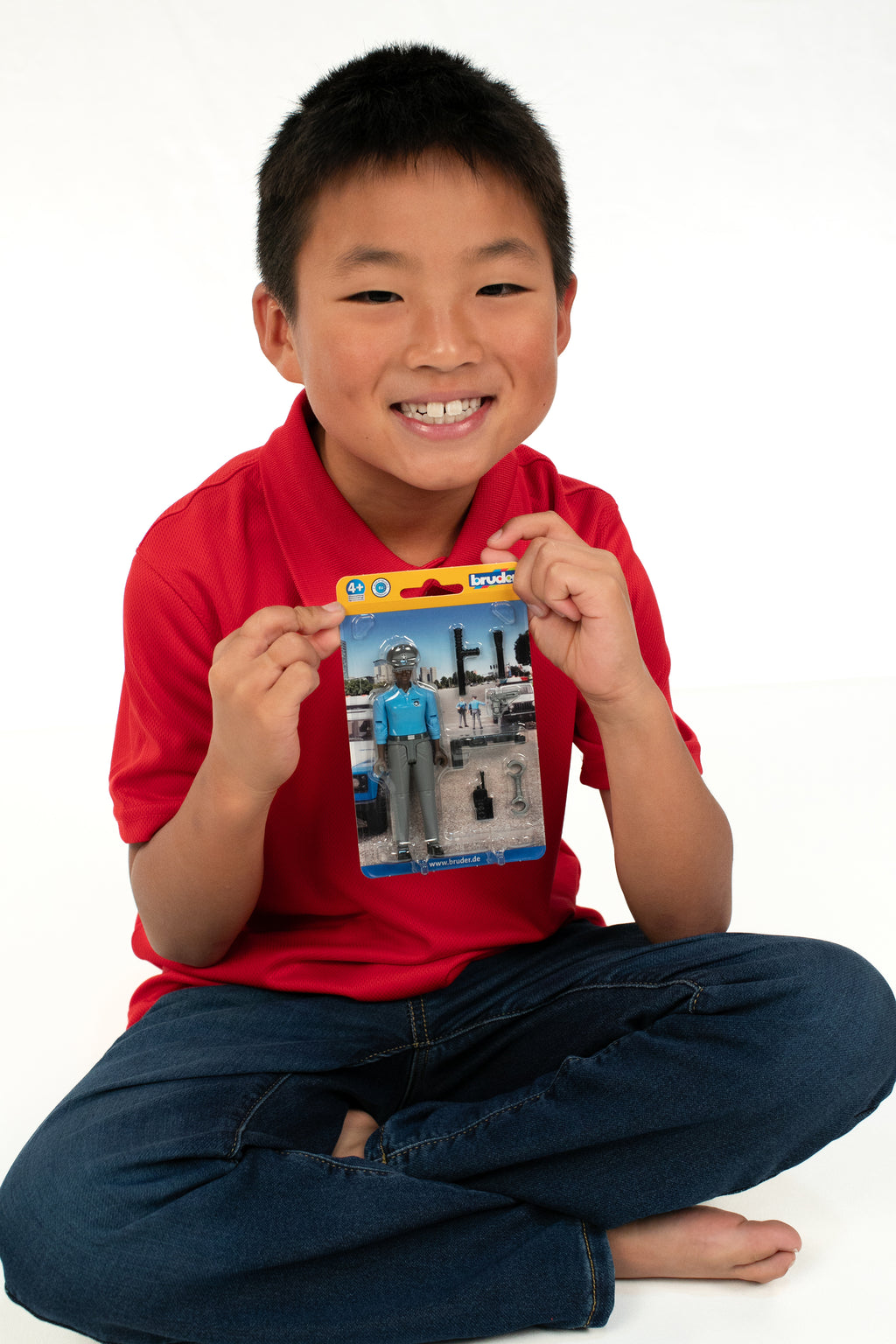 Bruder 60431 Female Police Officer with Dark Skin Tone and Accessories 6.6.6