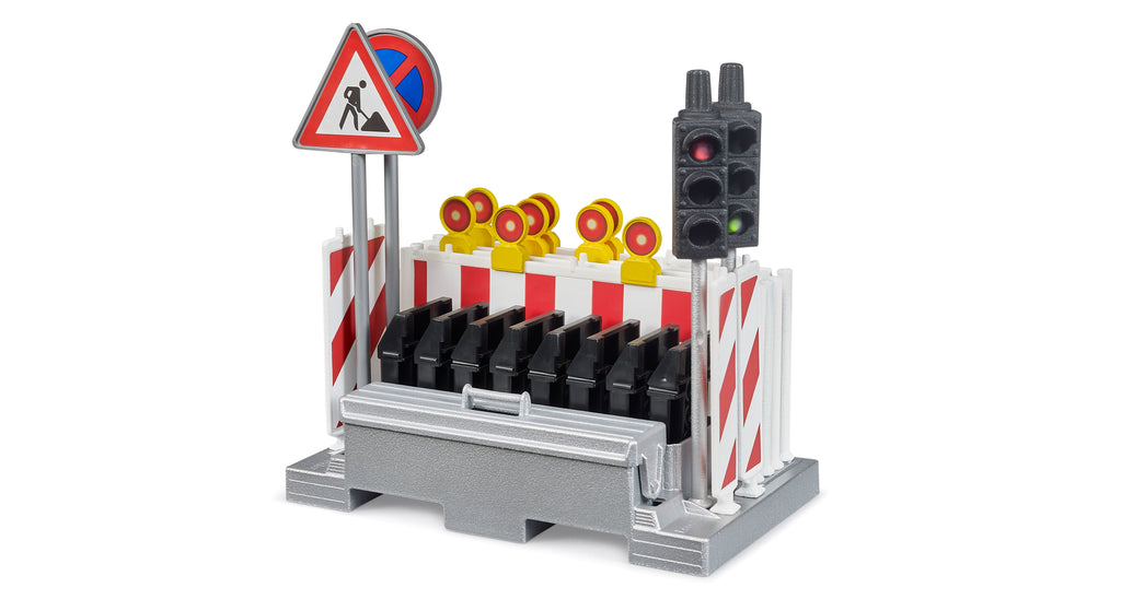 Bruder 62009 Accessory: Traffic Safety Set with Traffic Lights