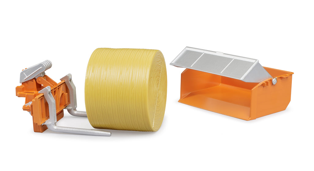 Bruder 02353 *New* Accessories: Tractor Loading Box and Forks 6.6.8