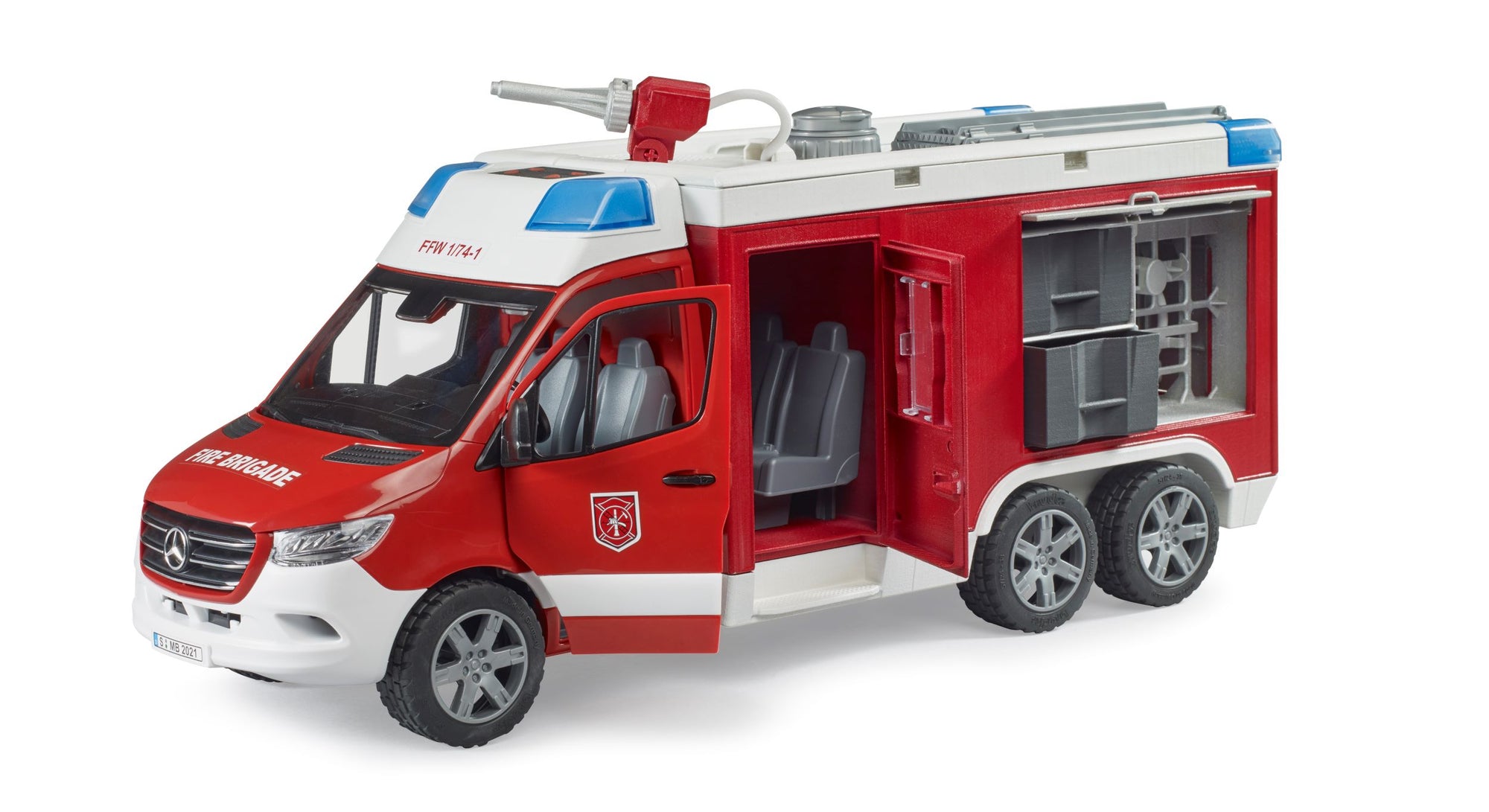 Bruder 02680 Mercedes-Benz Sprinter Fire Engine with Light & Sound Module 24.12.8
