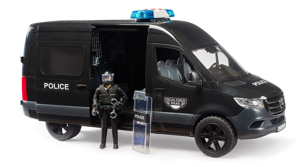 Bruder 02685 Mercedes-Benz Sprinter Police Special Forces with Police Figure 24.12.8