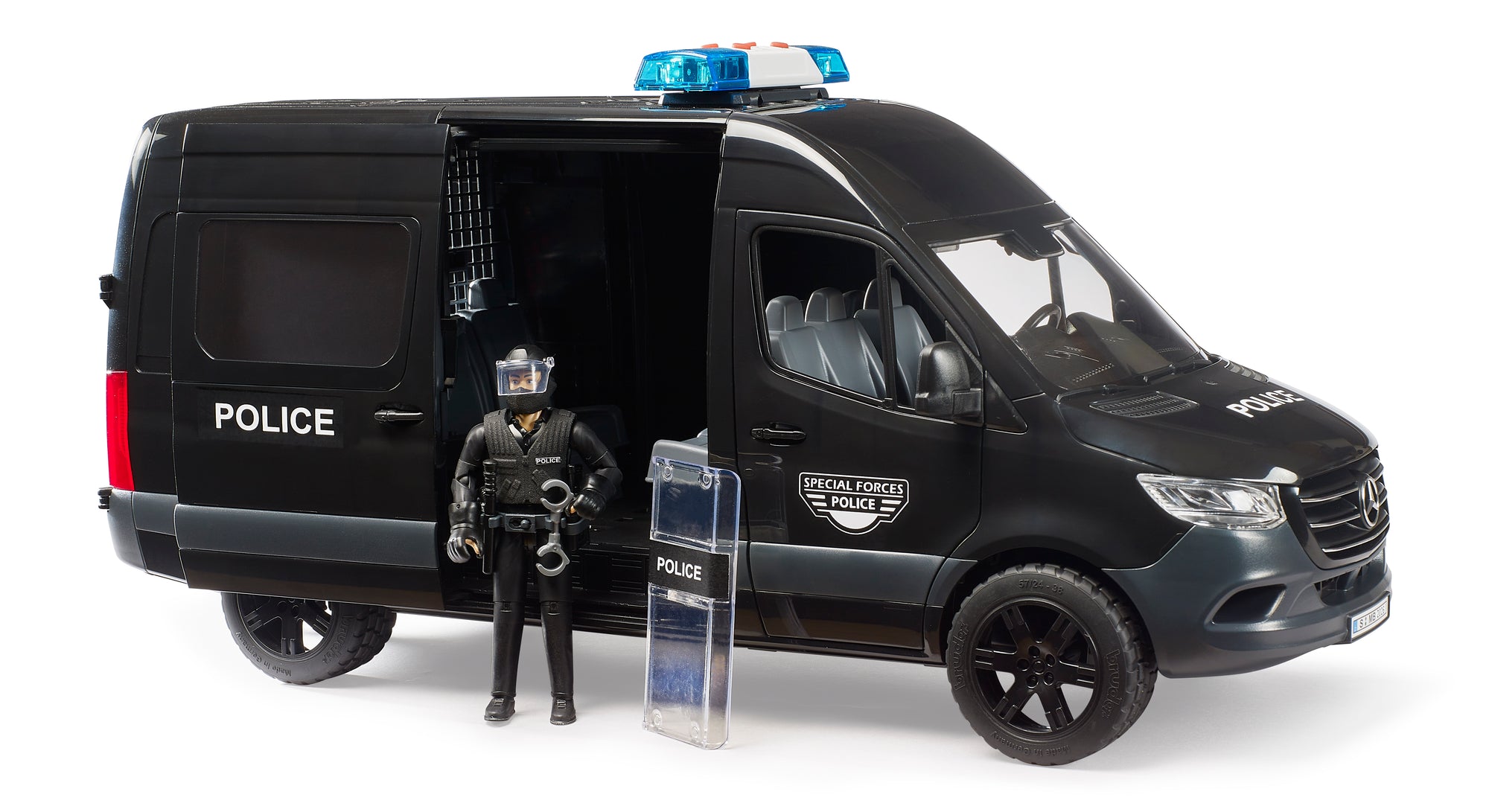 Bruder 02685 Mercedes-Benz Sprinter Police Special Forces with Police Figure 24.12.8