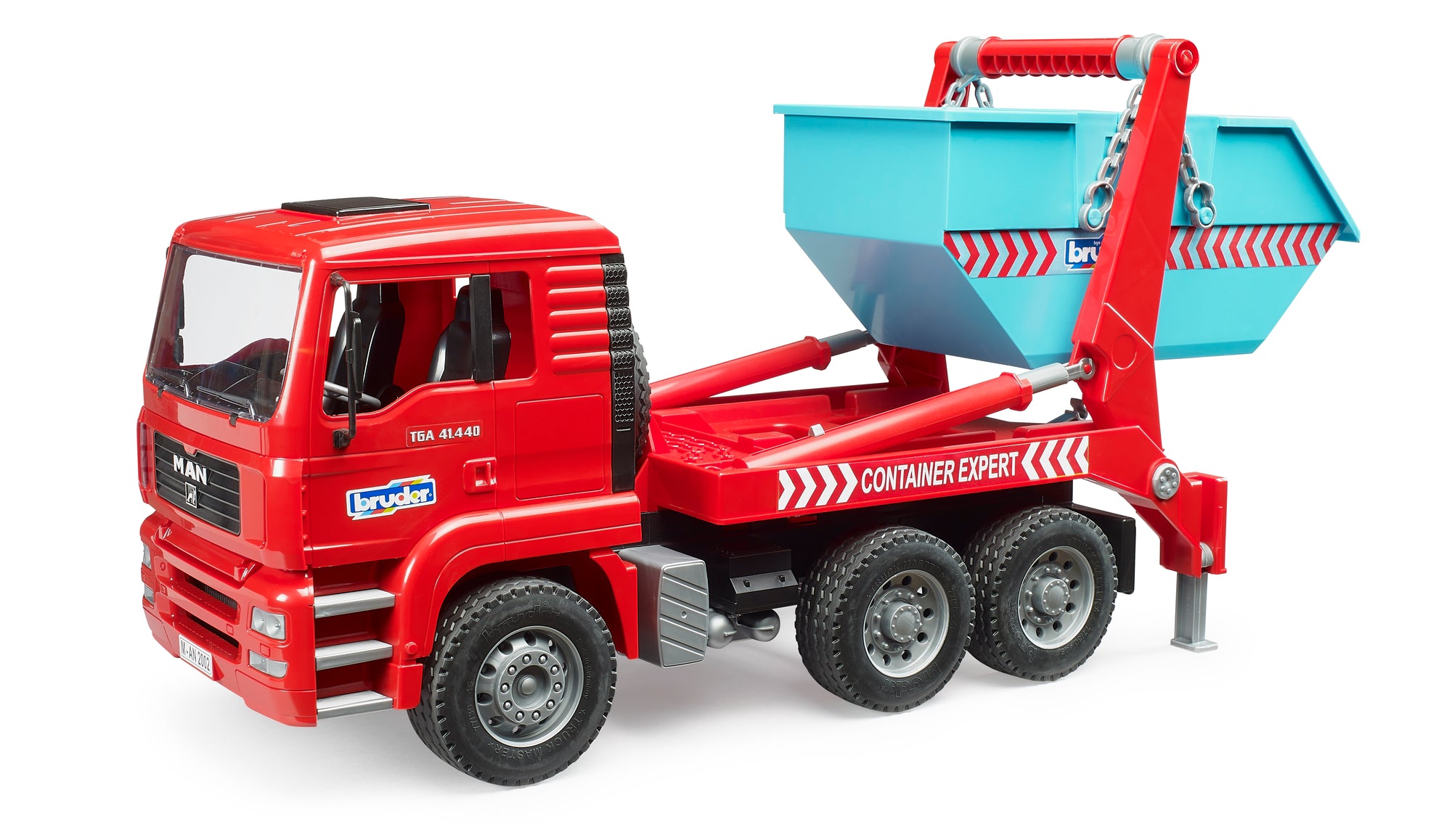 Bruder 02741 Man TGA Skip Container Truck