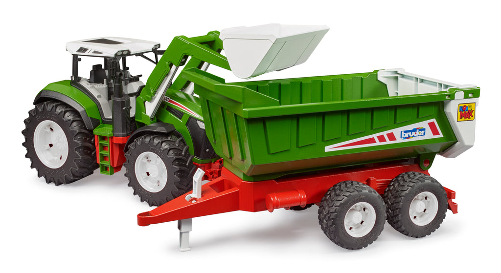 Bruder 03452 Roadmax Tractor with Front Loader and Tipping Trailer 30.10.10