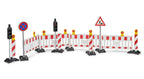 Bruder 62009 Accessory: Traffic Safety Set with Traffic Lights