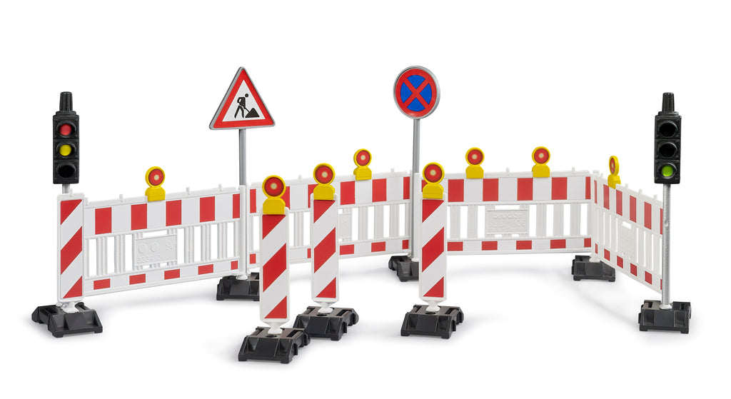 Bruder 62009 Accessory: Traffic Safety Set with Traffic Lights