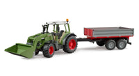 Bruder 02182 Fendt Vario 211 with Front Loader and Tipping Trailer 24.12.8