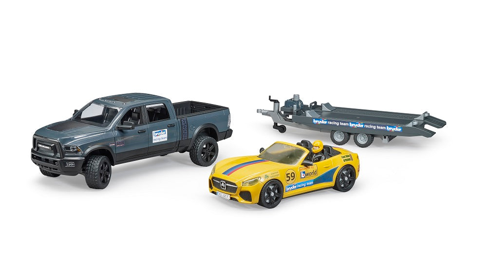 RAM 2500 Power Wagon and BRUDER Roadster Racing Team – Bruder