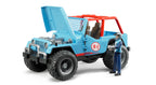 Bruder 02541 Jeep Cross Country Racer Blue with Driver 18.10.10