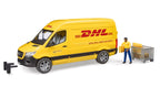 Bruder 02671 Mercedes-Benz Sprinter DHL with Driver 24.12.8