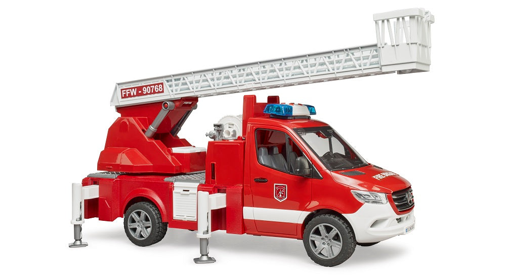 Bruder 02673 Mercedes-Benz Sprinter Fire Engine with Ladder, Pump, and Light & Sound Module 20.12.8