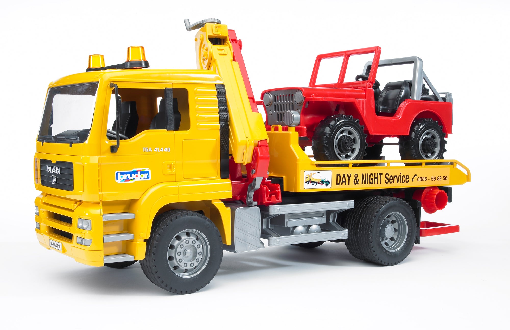 Bruder 02750 Man TGA Tow Truck with Off-Road Vehicle 20.12.8