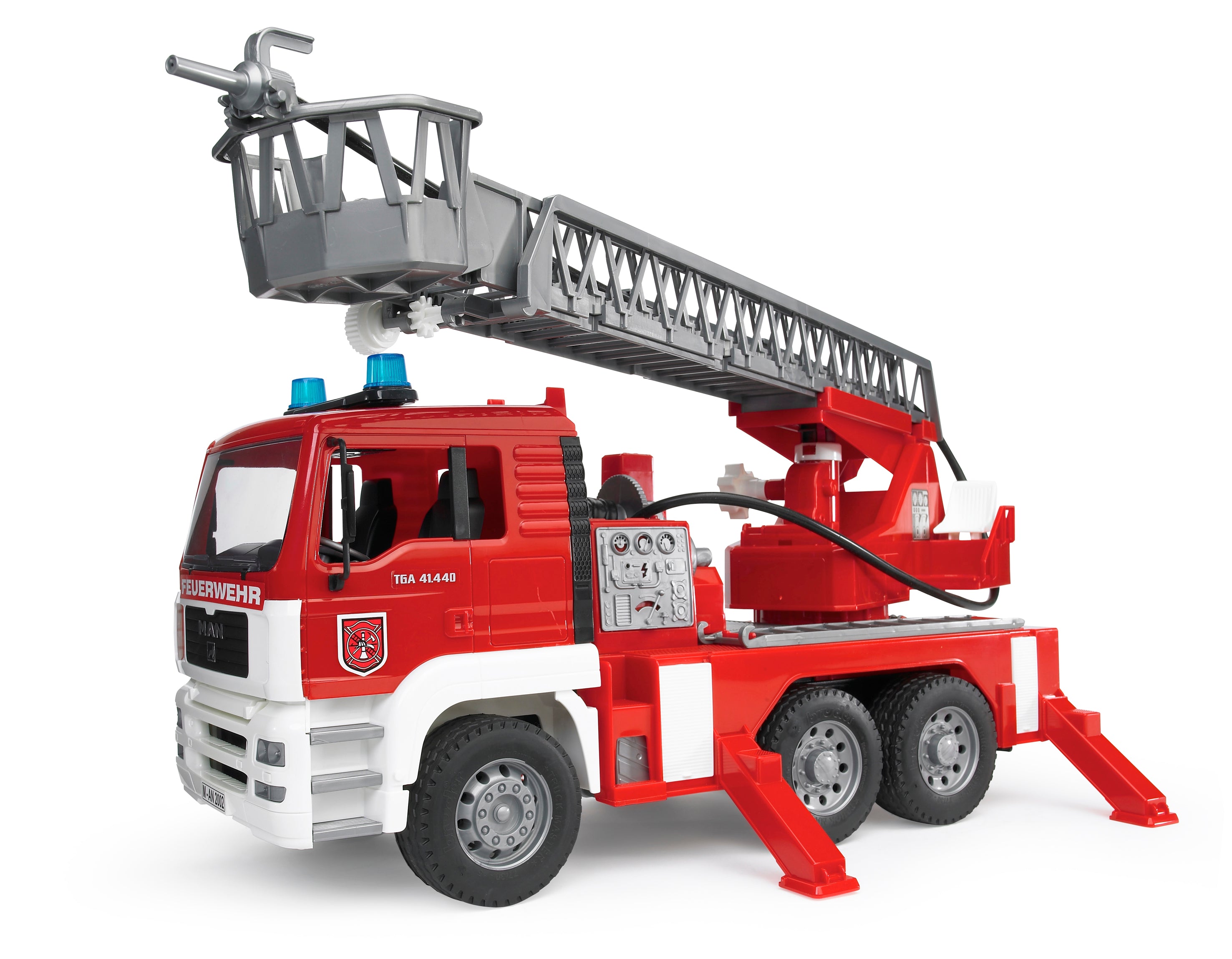 Bruder 02771 Man TGA Fire Engine with Ladder, Water Pump and Light & Sound Module 20.12.8