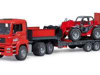Bruder 02774 Man TGA Low Loader with Manitou Telehandler 35.12.9