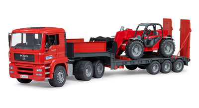 Bruder 02774 Man TGA Low Loader with Manitou Telehandler 35.12.9