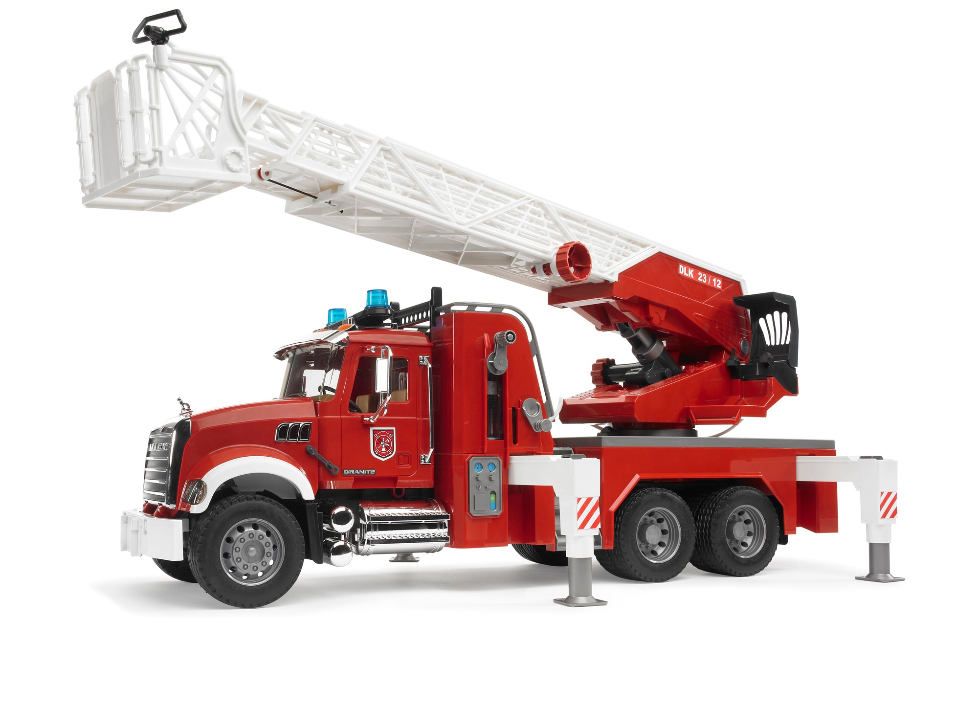 Bruder 02821 Mack Granite Fire Engine with Ladder, Pump, Light & Sound Module  24.12.12
