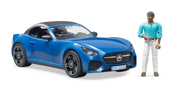 Bruder 03481 Blue Roadster with Driver 18.10.10 – Bruder Toy Shop