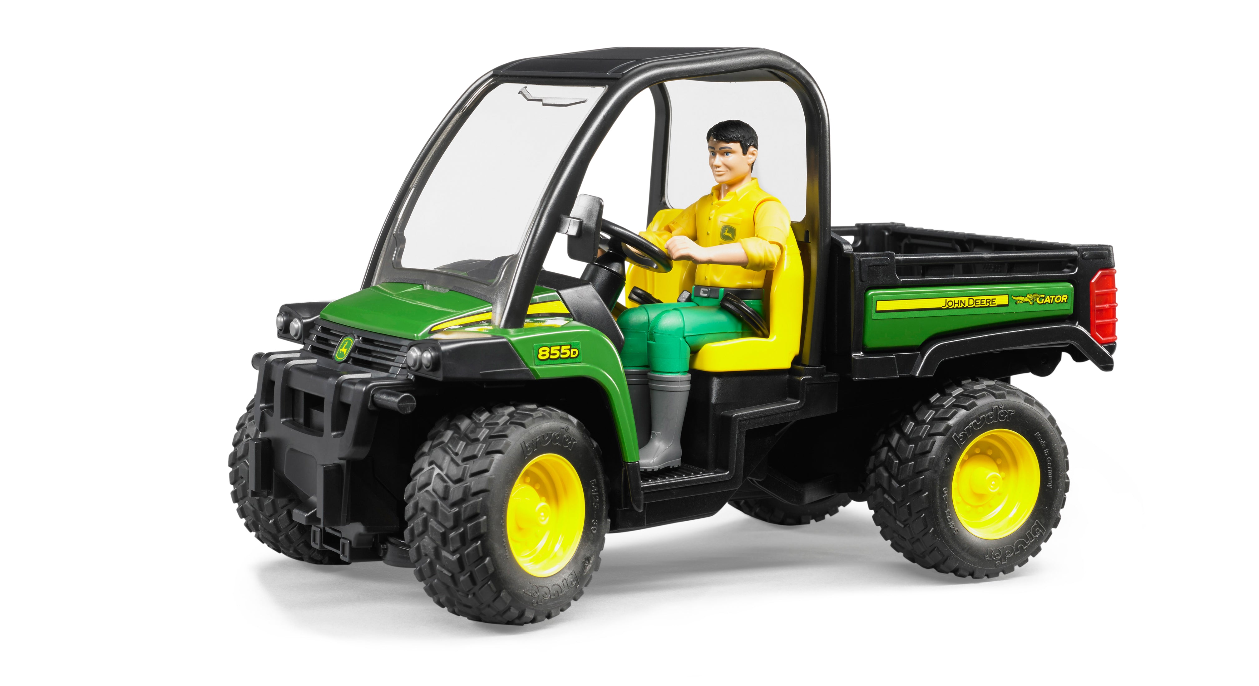 John Deere Gator XUV 855D with driver – Bruder – Bruder Toy Shop