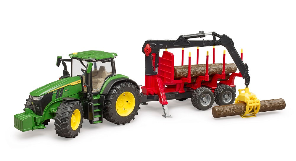 Bruder 09829 John Deere 7R 350 with Forwarding Trailer and 4 Logs 30.10.10