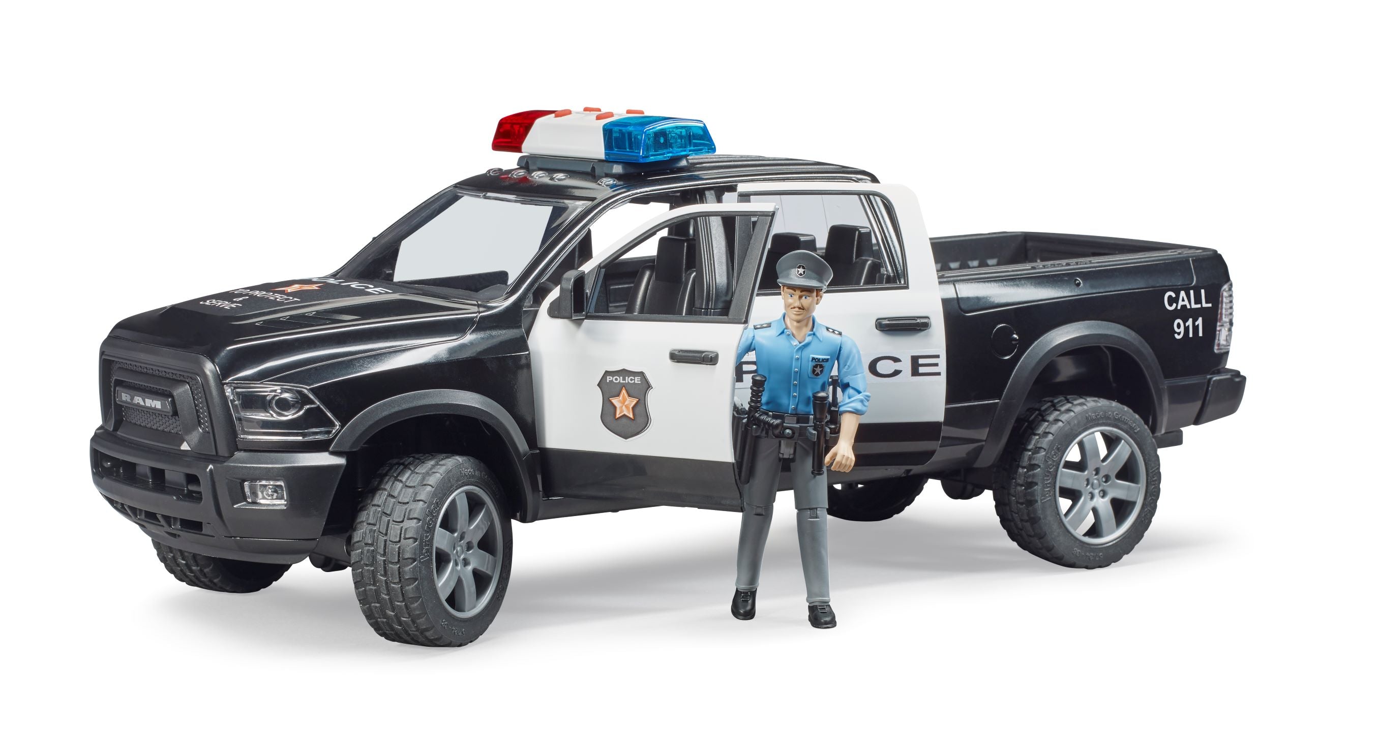 Bruder 02505 Ram 2500 Police Pickup with Police Officer 20.12.8